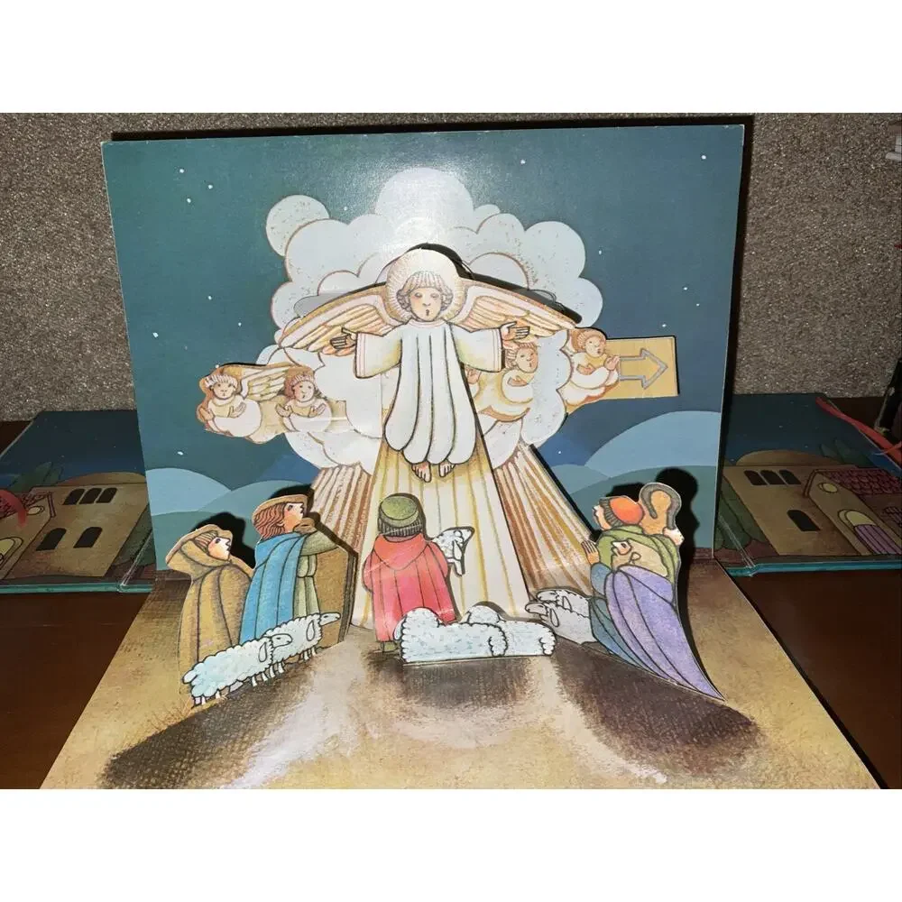 The First Christmas by Tomie de Paola 1984 Festive Pop-up Book. G. P. Putnam 3D